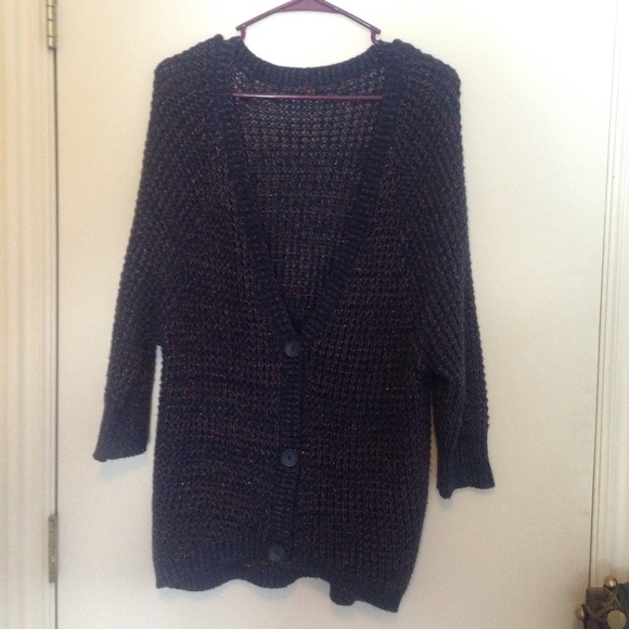 Chunky sweater cardigan