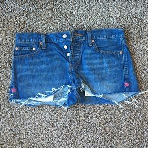 Levi denim shorts