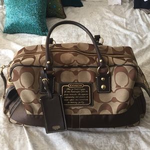 Coach duffle bag