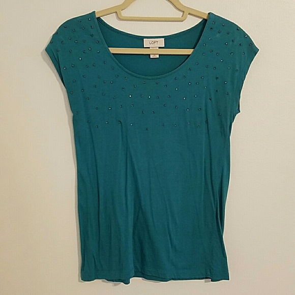 LOFT Rhinestone Top