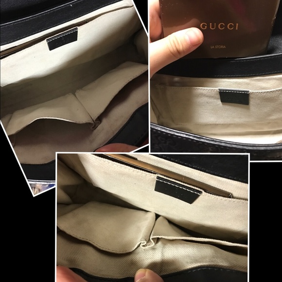 🚫🚫SOLD🚫🚫Gucci Emily Guccissima black handbag - Picture 5 of 5