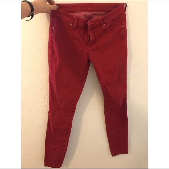 blank nyc red jeans