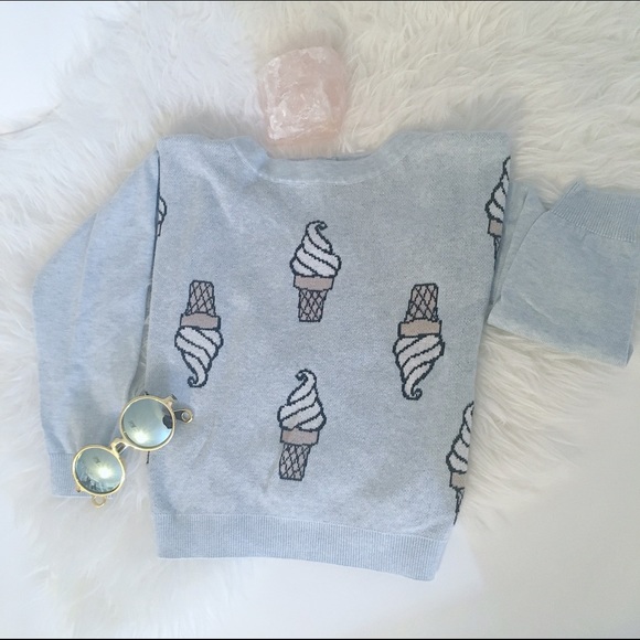 Button Back Ice Cream 🍦 Sweater/cardigan