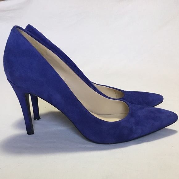 Royal Blue Suede Pumps