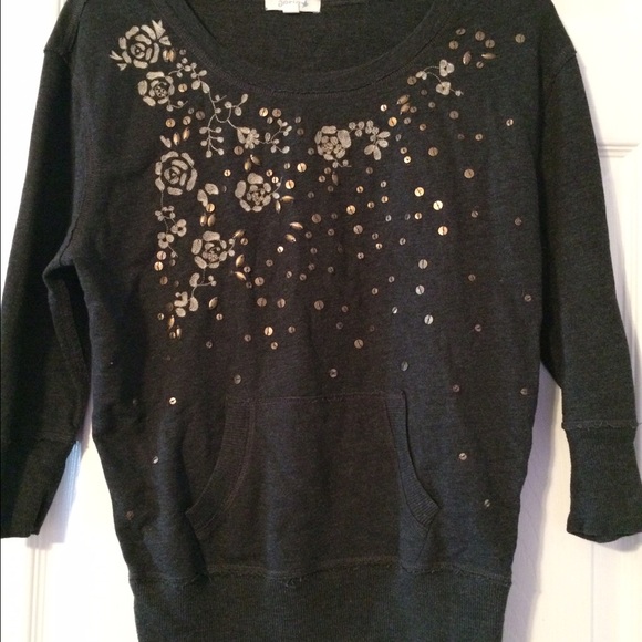 Scoop neck/slouchy shoulder Aerie sweater
