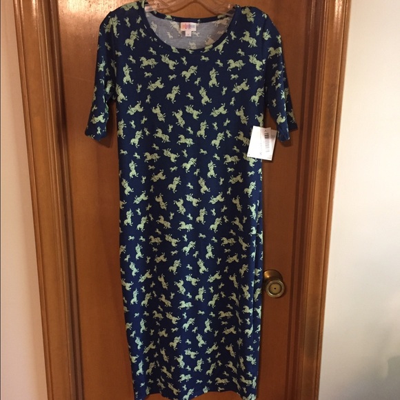 LuLaRoe Julia NWT S Unicorns