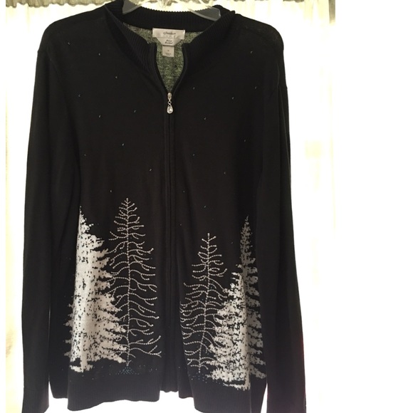 Hand Beaded Christmas Vest CJ Banks