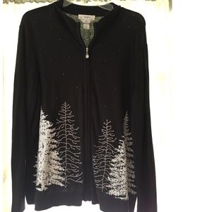 Hand Beaded Christmas Vest CJ Banks