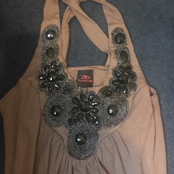 2b Bebe jeweled top - Picture 2 of 2