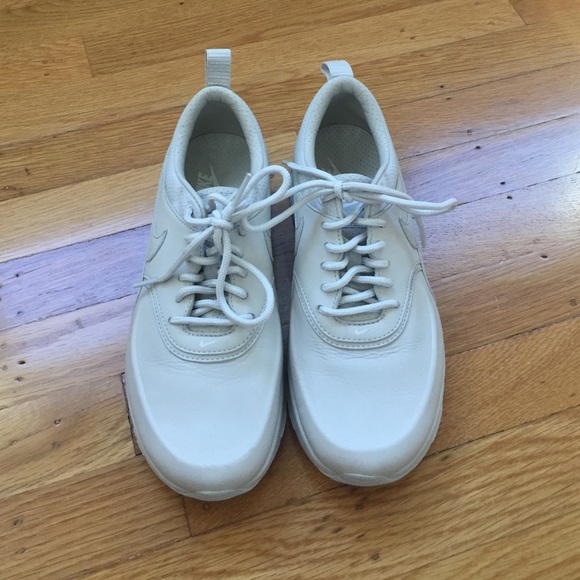 Off White Leather Nike Air Max Thea