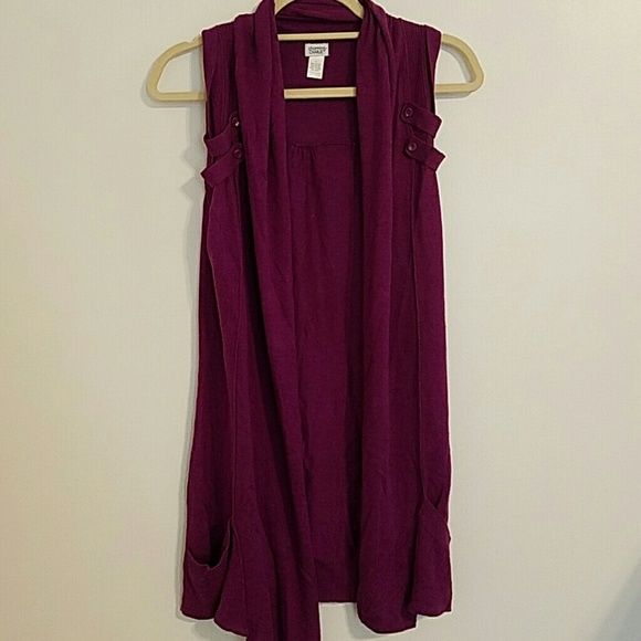 Long Sleeveless Cardigan