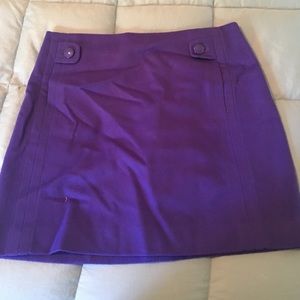 Purple mini skirt