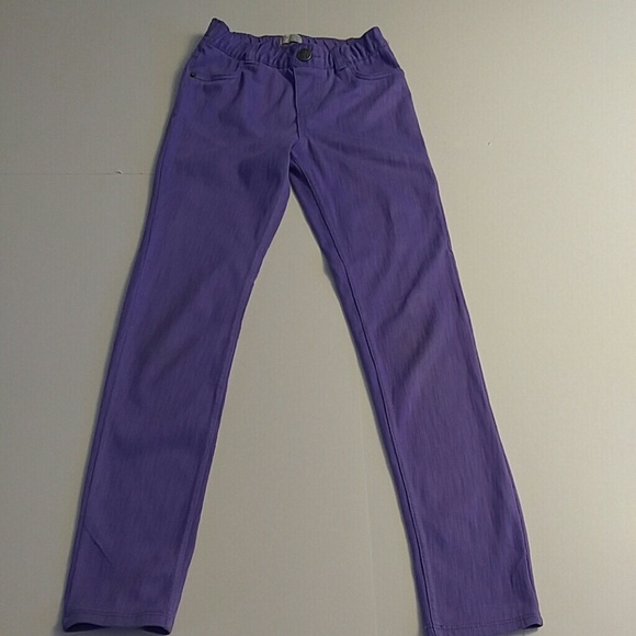 Purple jeggings slim fit
