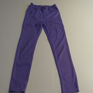 Purple jeggings slim fit