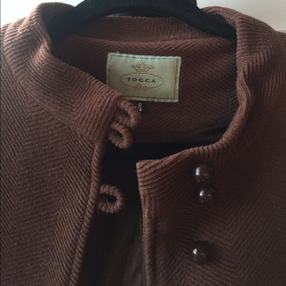 Tocca Brown Wool Coat - image 4
