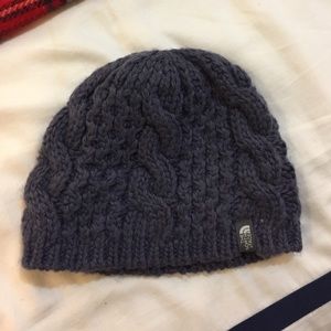 North Face wool hat with fleece lining