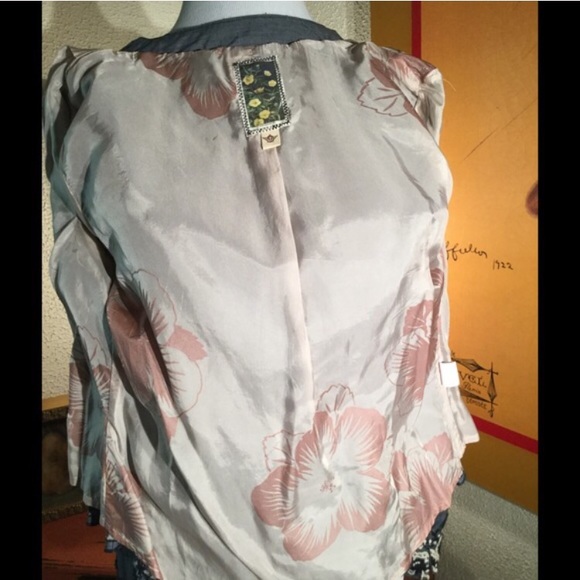 Burning Torch Embroidered Jacket/Blazer - Picture 4 of 4