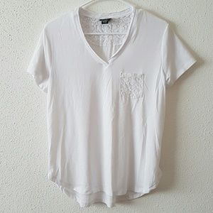 White lace T-shirt