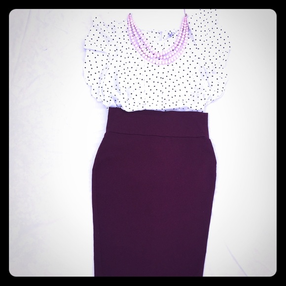 Polka Dot Fluttery Top