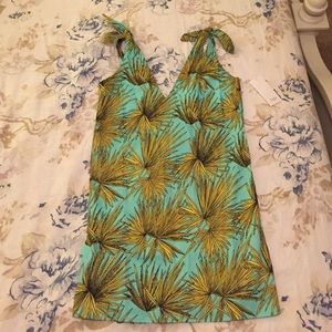 Tropical Tie Shoulder Dress
