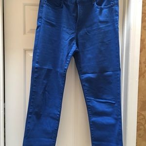 NYDJ size 10 ankle length royal blue