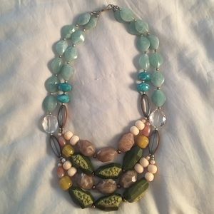 Anthropologie multicolor necklace