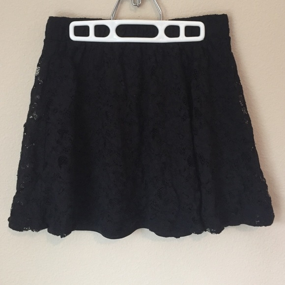 Lace Black Skirt