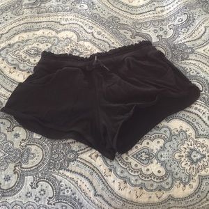 Black lulu lemon shorts