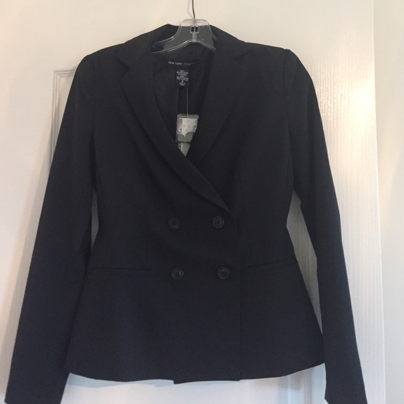 New York & Company Jackets & Blazers - NY&CO Double Breasted Black Blazer