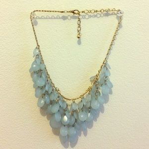 francesca's light blue statement necklace