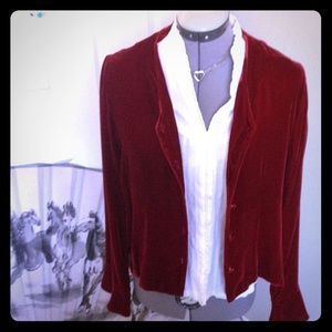 Coldwater Creek Velvet Top