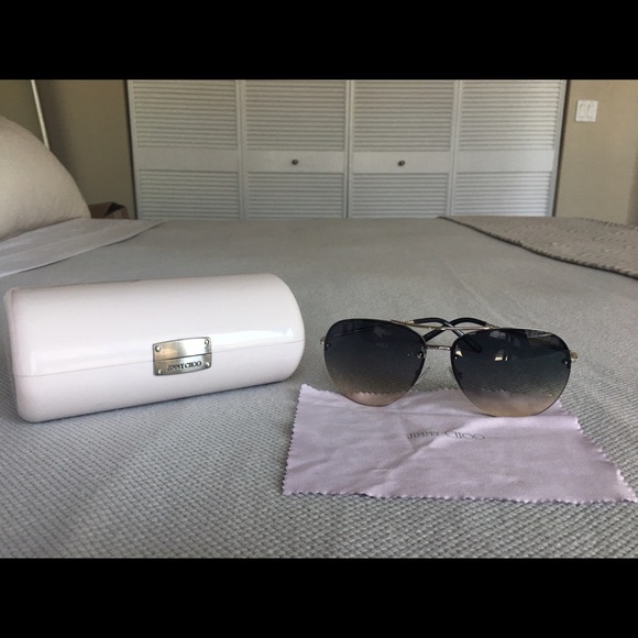 Jimmy Choo aviator sunglasses