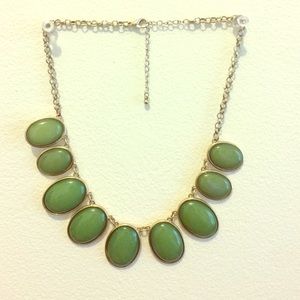 Francesca's jade-green statement necklace