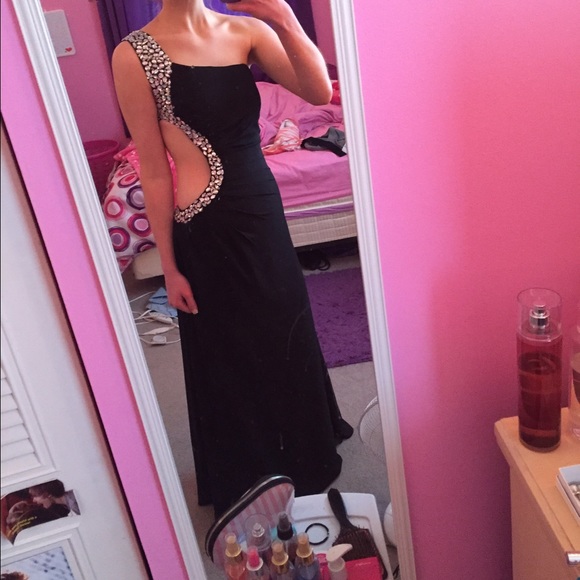Designer Prom Dress with open back - Picture 1 of 3