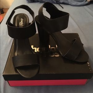 Black Block Heels