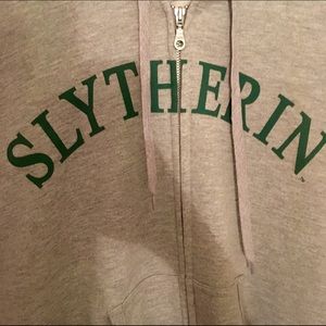HT Slytherin Zip-Up Hoodie, Size M