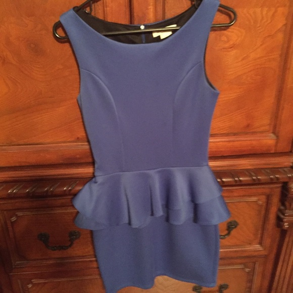 Arden B Peplum Dress - Picture 2 of 2