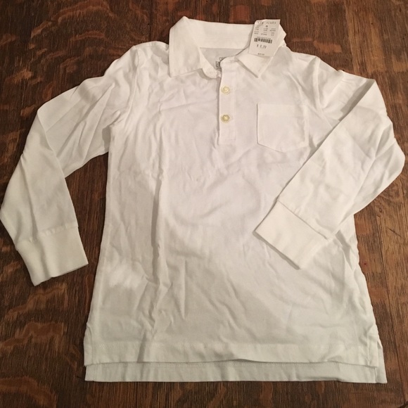 Crewcuts boys long sleeve polo size 4-5