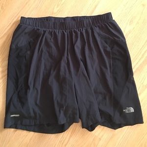 North face black shorts