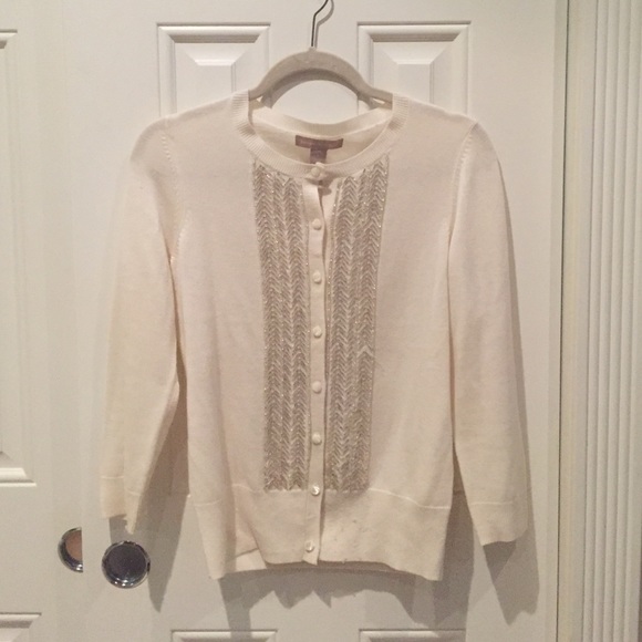 Banana Republic beaded sweater
