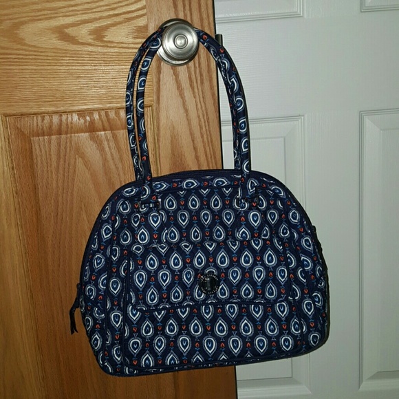 Vera Bradley turn lock satchel