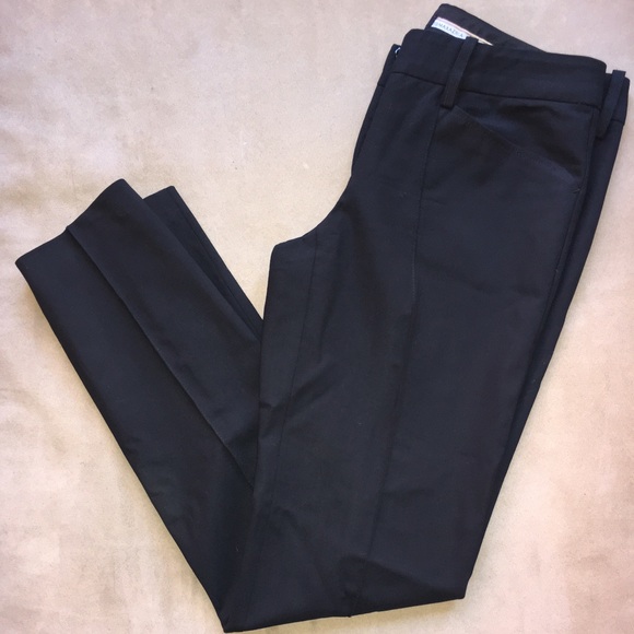 BCBGMAXAZRIA Black Tarik Straight-Leg Trousers