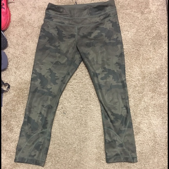 Lululemon lemon camo leggings