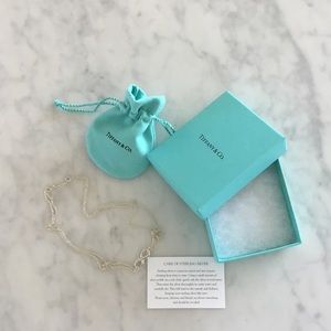 Tiffany & Co. silver infinity necklace