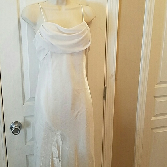 White full length gown