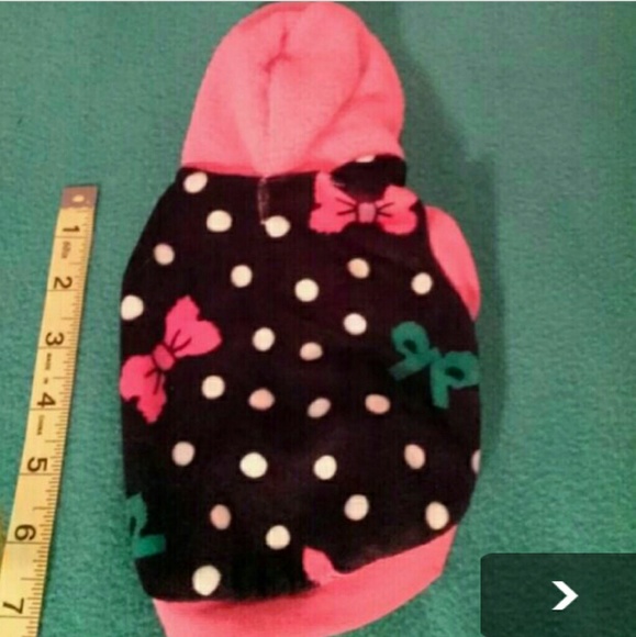 XS super soft dog hoodie