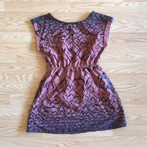 Patterned mini dress