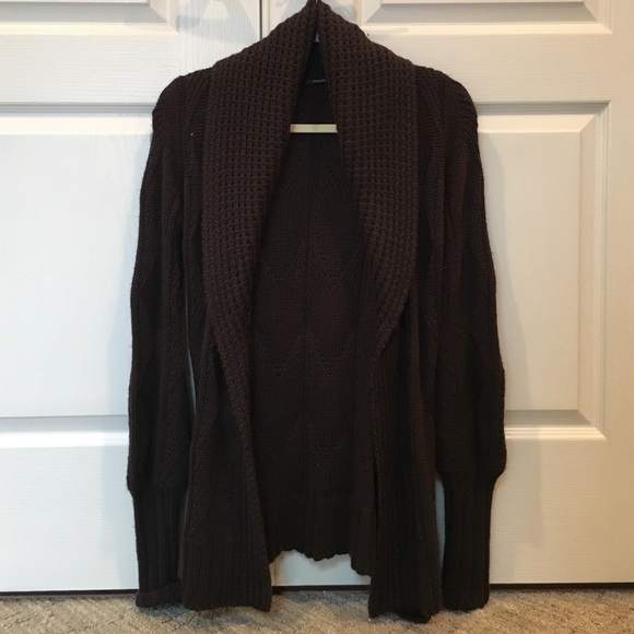 Brand new Tahari brown acrylic/wool cardigan
