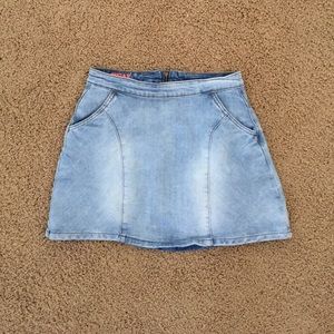 Denim Mini Skirt