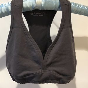 Beyond Yoga Grey Sports Bra